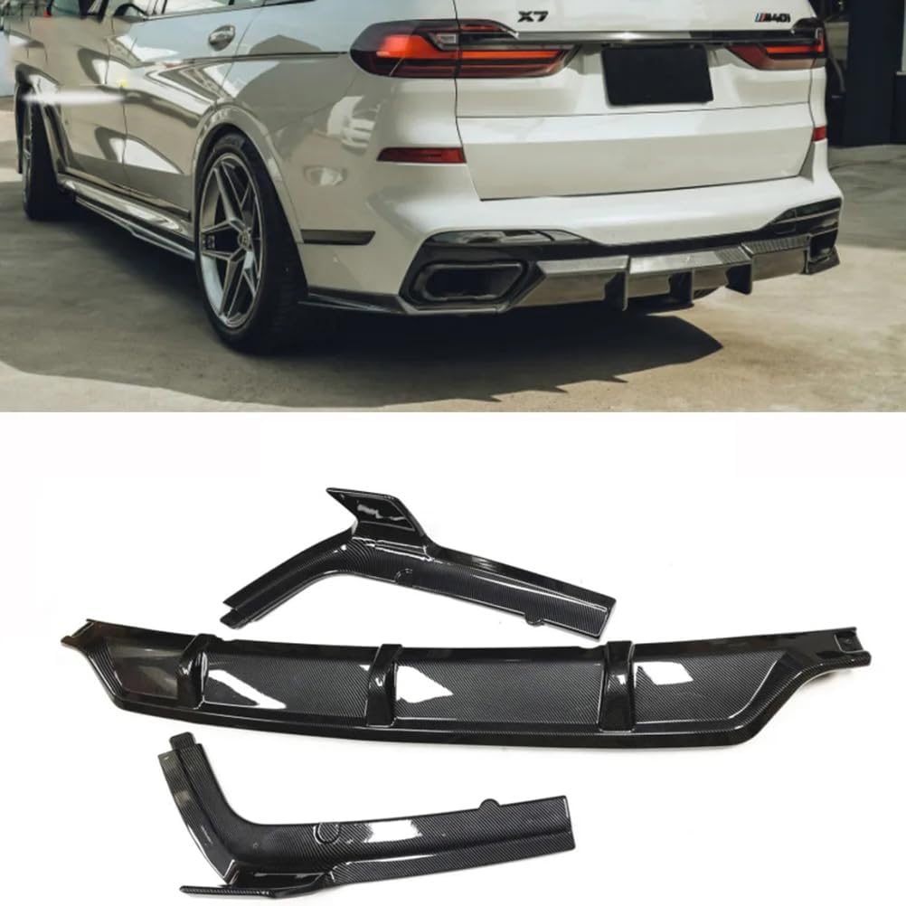 HALEUP für BMW X7 G07 M Package 2018 2019 2020 2021 2022 Auto Heckdiffusor ABS-Material Heckstoßstange Diffusor Untere Stoßstange Lip Spoiler Heckschürzen Heckspoiler HALEUP für BMW X7 G07 M Package 2018 2019 2020 2021 2022 Auto Heckdiffusor ABS-Material Heckstoßstange Diffusor Untere Stoßstange Lip Spoiler Heckschürzen Heckspoiler von HALEUP