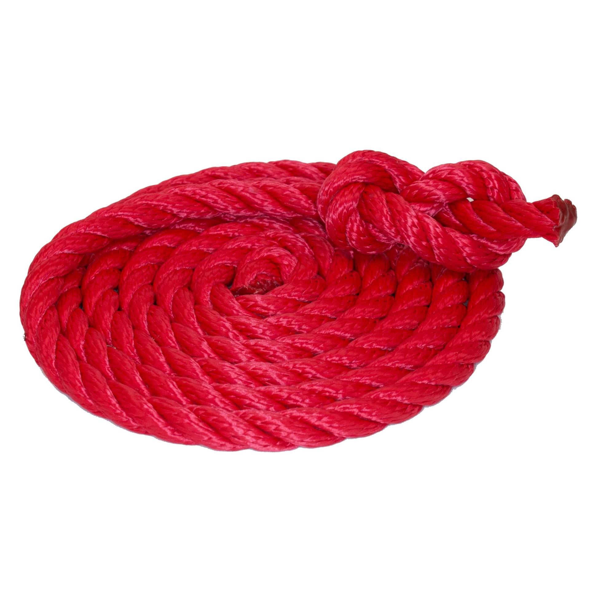 Tauwerk 10mm - Farbe: rot 3-litzig gedreht Leine Schnur Festmacher Rope Tau Seil Allzweckseil Reepschnur Lirolen-Tauwerk PP-Multifil, 3-schäftig gedreht (Länge 40mtr.) von HAMBURGER TAUWERK-FABRIK EST. 1901