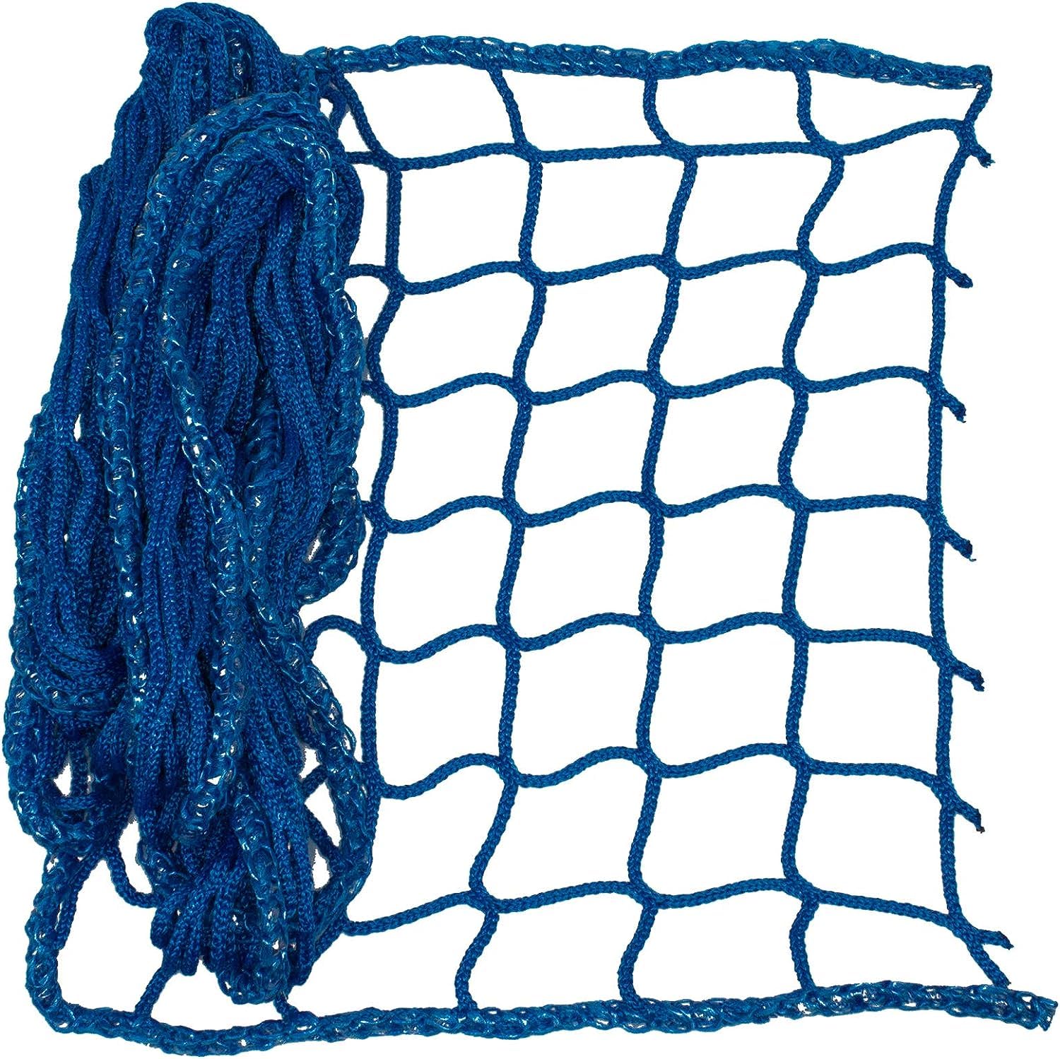 Hamburger TAUWERK Netz, Universal Schutznetz Blau - Netzgröße 1m x 10m - Made in Germany, Sicherheitsnetz, Balkonnetz, Rausfallschutz Hochbett, Relingsnetz von HAMBURGER TAUWERK-FABRIK EST. 1901