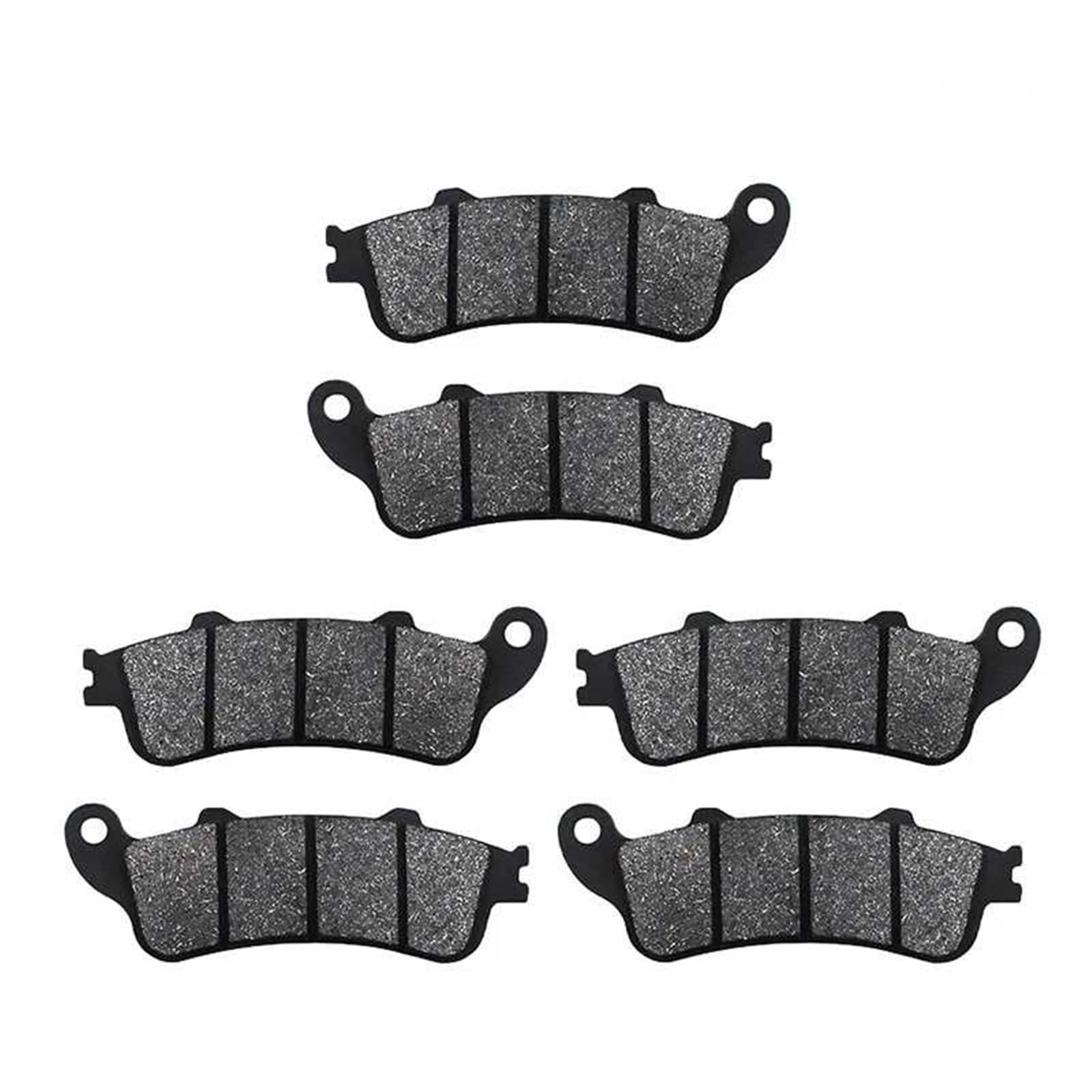 3 Paar Motorrad-Bremsbeläge Vorne Und Hinten Für NT650 VFR800 XL1000 CB1100 SF X11 CBR1100 ST1100 GL1800 NRX1800 VTX1800 Motorrad Bremsbeläge(3 Pairs) von HAMFISTB