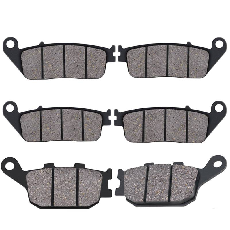FÜR 599 FÜR CBR600 FÜR CBR 600 F3 FÜR CB600F Hornet FÜR CB 600F FÜR CB750 FÜR CBF1000 Bremsbeläge Vorne Und Hinten Motorrad Bremsbeläge(2pc Front and Rear) von HAMFISTB
