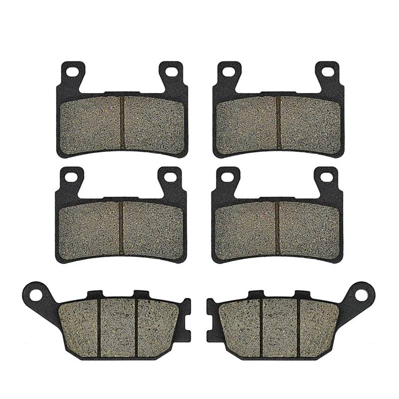Für CBR 600 F4 900 929 954 RR VTR 1000 SP Für CB 1300 S RVT 1000 R Super Vier Motorrad Vorne Und Hinten Bremsbeläge Motorrad Bremsbeläge(Front and Rear) von HAMFISTB