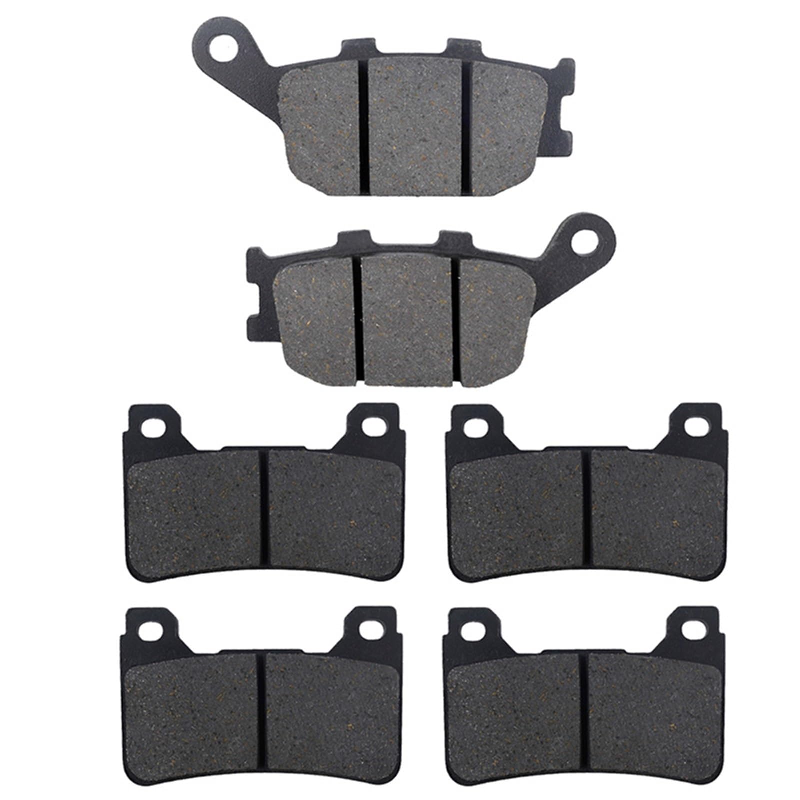 Für CBR600RR CBR600 RR 2005 2006 Für CBR1000RR CBR1000 RR 2004 2005 Motorrad Vorne Hinten Bremsscheibe Bremsbeläge Kit Motorrad Bremsbeläge(Front Rear 1 Pair) von HAMFISTB