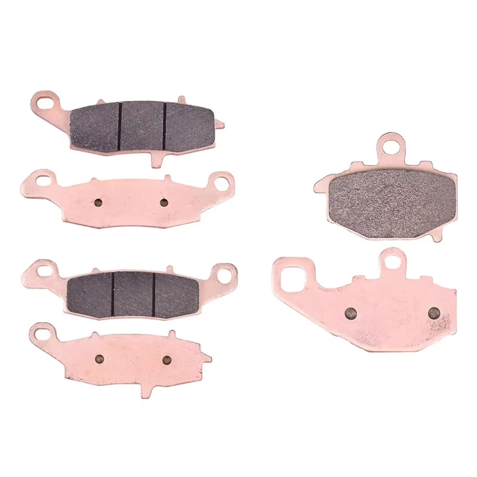 Für Kawasaki ER-6f 650 2006-2016 Für ER-6n 650 ER6F ER6N ER 6F 6N EX650 EX650A Motorrad Bremsbeläge Set Vorne Hinten Motorrad Bremsbeläge(1set Copper Based) von HAMFISTB