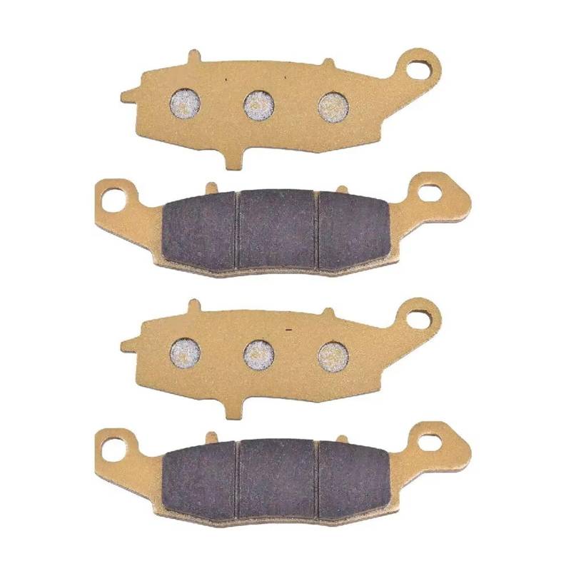 Für Kawasaki ER-6f 650 2006-2016 Für ER-6n 650 ER6F ER6N ER 6F 6N EX650 EX650A Motorrad Bremsbeläge Set Vorne Hinten Motorrad Bremsbeläge(2pair Ceramic Front) von HAMFISTB