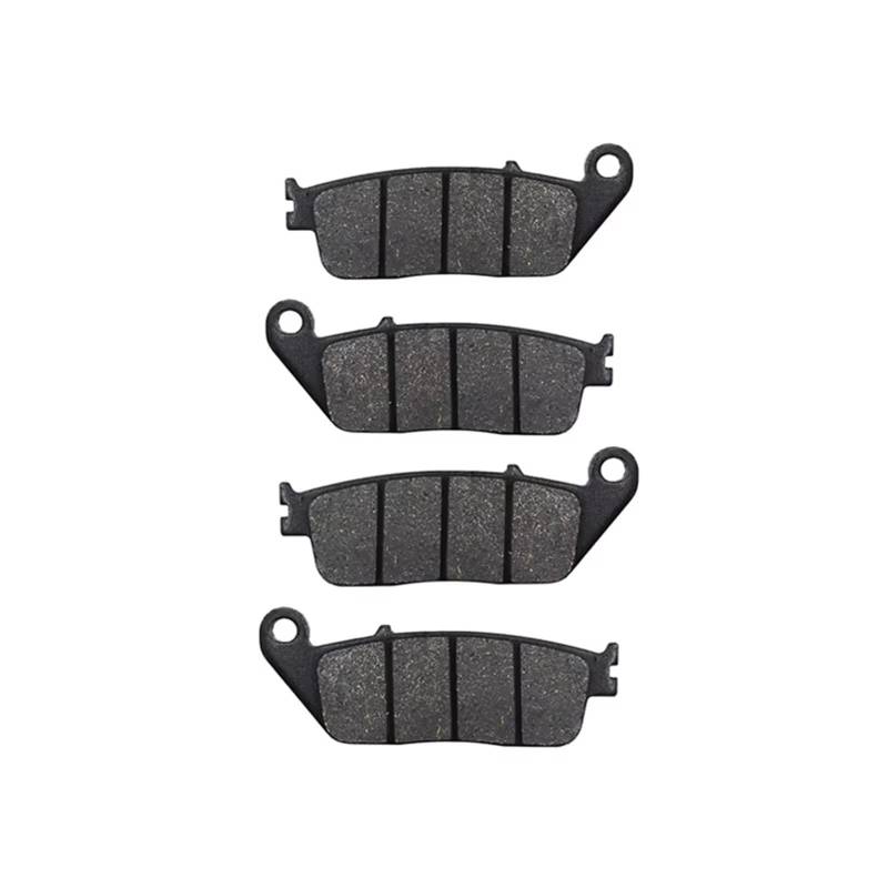 Für Kawasaki Für KLE 650 Für Versys Für KLE650 EGF Für Z650 Für ER650 Für Z 750 ABS Für ZR 750 Vorne Hinten Bremsbeläge Motorrad Bremsbeläge(2 Pairs Front) von HAMFISTB