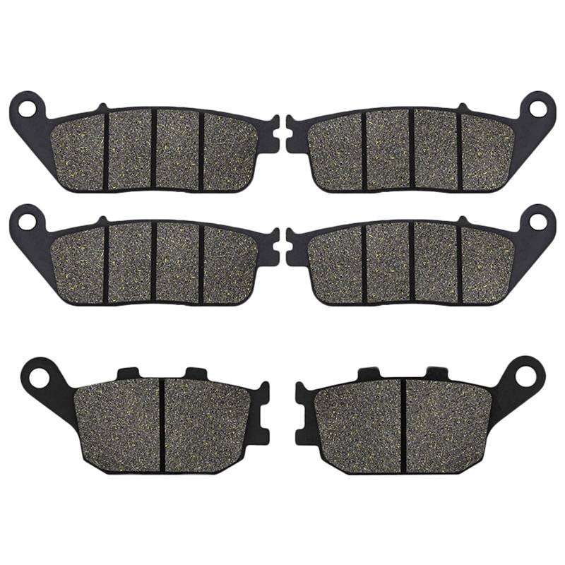 Für Kawasaki Für Versys KLE 650 16-21 Für Ninja EX650 Z650 17-21 Z750 07-11 Motorrad Vorne Oder Hinten Bremsbeläge Motorrad Bremsbeläge(Front and Rear) von HAMFISTB