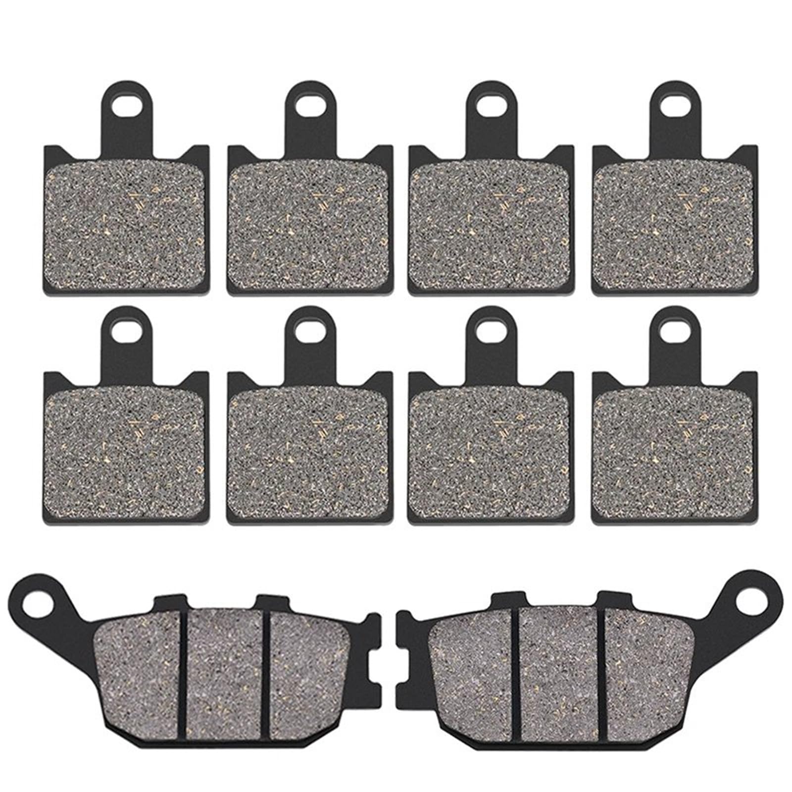 Für Kawasaki Street Bike Z750R 2011-2014 Für ZR1000 B7F B8F C7F C8F C9F 2007 Vorne Hinten Motorrad Parkplatz Bremsbeläge Motorrad Bremsbeläge(Front and Rear) von HAMFISTB