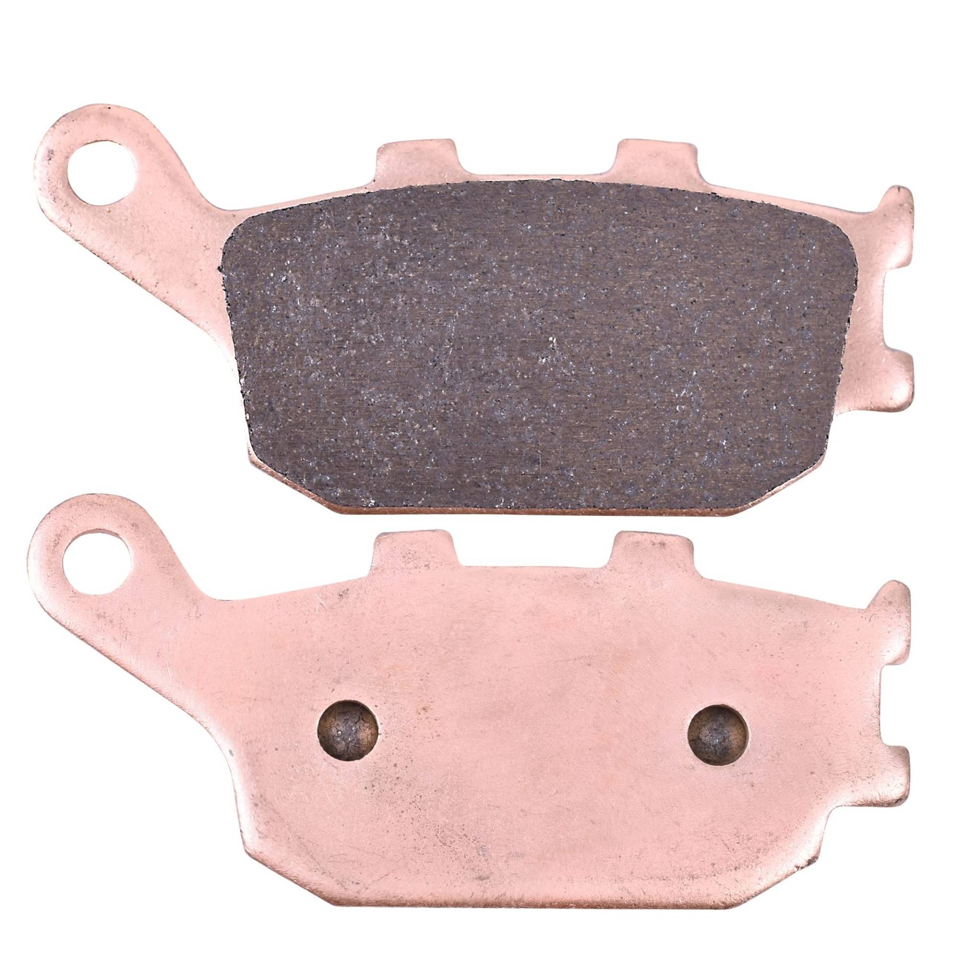 Für Kawasaki Z650 2017-2020 Für Z 650 ER 650 ABS 2017-2021 650cc Motorrad Vorne Hinten Parkplatz Bremsbeläge Disc Set Motorrad Bremsbeläge(1pair Copper Rear) von HAMFISTB