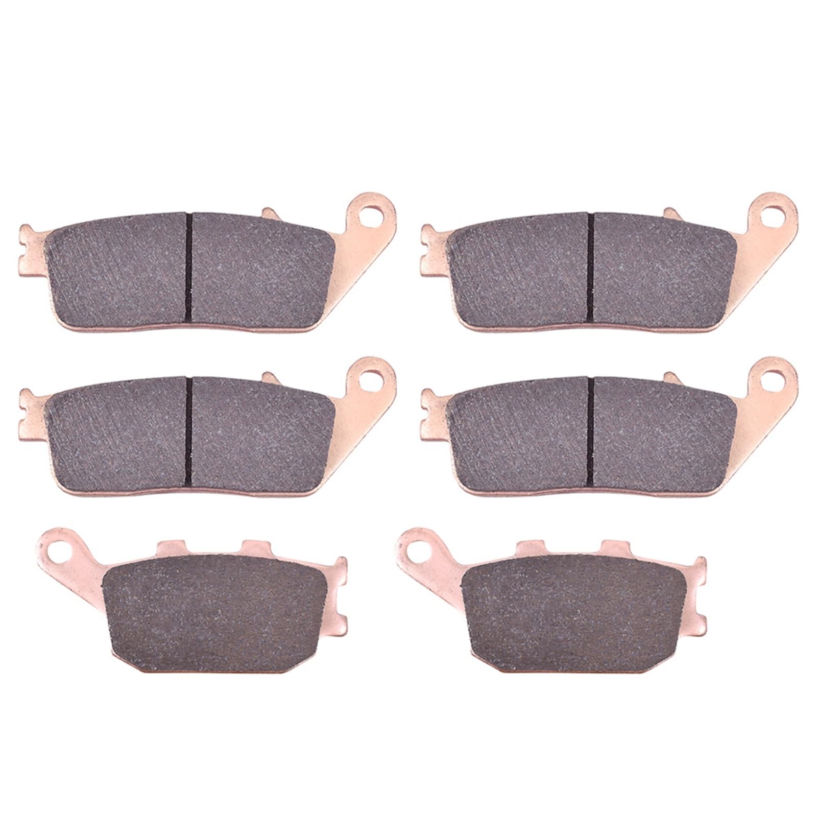 Für Kawasaki Z650 2017-2020 Für Z 650 ER 650 ABS 2017-2021 650cc Motorrad Vorne Hinten Parkplatz Bremsbeläge Disc Set Motorrad Bremsbeläge(1set Copper Based) von HAMFISTB