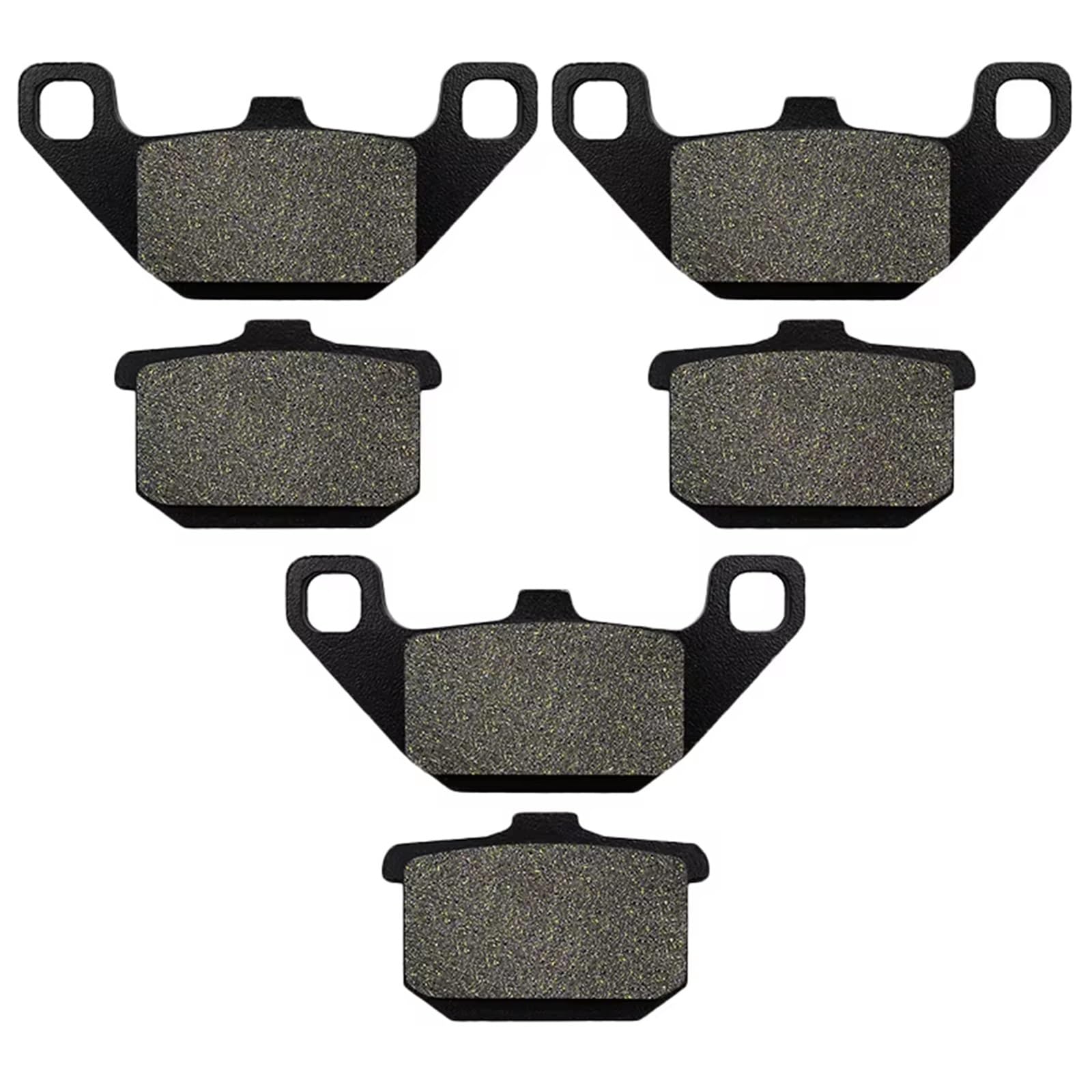 Für Kawasaki ZG1200 Voyager 1986-2003 Für GTR 1000 86-93 VN1500 Vulcan 1988-1995 Motorrad Bremsbeläge Vorne Hinten Motorrad Bremsbeläge(3 Pairs) von HAMFISTB