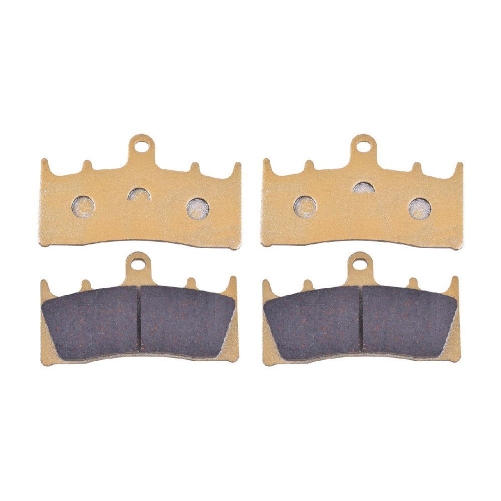 Für Kawasaki ZX 6R ZX6R ZX 636 ZX636 1998-2002 Für ZX 9R ZX9R ZX 900 ZX900 94-01 Motorrad Vorne Und Hinten Bremsbeläge Motorrad Bremsbeläge(2 Pairs Front) von HAMFISTB