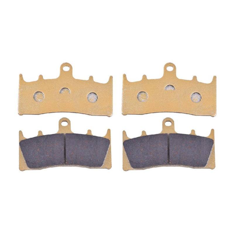 Für Kawasaki ZX 6R ZX6R ZX 636 ZX636 1998-2002 Für ZX 9R ZX9R ZX 900 ZX900 94-01 Motorrad Vorne Und Hinten Bremsbeläge Motorrad Bremsbeläge(2 Pairs Front) von HAMFISTB