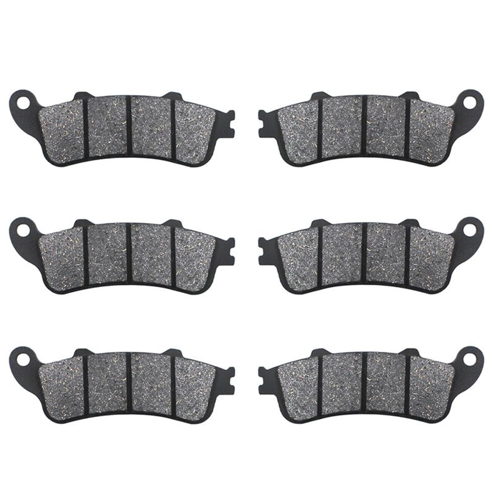 Für ST 1300 Für Pan European 2002-2007 GL 1800 Für Goldwing A 2001-2016 Motorradbremsbeläge Vorne Hinten Motorrad Bremsbeläge(3 Pairs) von HAMFISTB