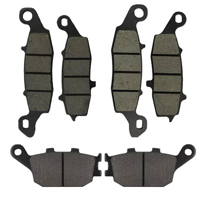Für Suzuki SV400 2003-2005 SV650 02-13 Für DL650 Für V-Strom 04-13 Vorne Hinten Motorrad Bremse Teile Bremsbeläge Motorrad Bremsbeläge(Front and Rear) von HAMFISTB