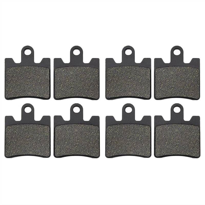 Motorrad Bremsbeläge Vorne Und Hinten Für FJR1300 Für FJR 1300 A/AE/AS 2006 2007 2008 2009 2010 2011 2012 2013-2020 Motorrad Bremsbeläge(2 Pairs Front) von HAMFISTB