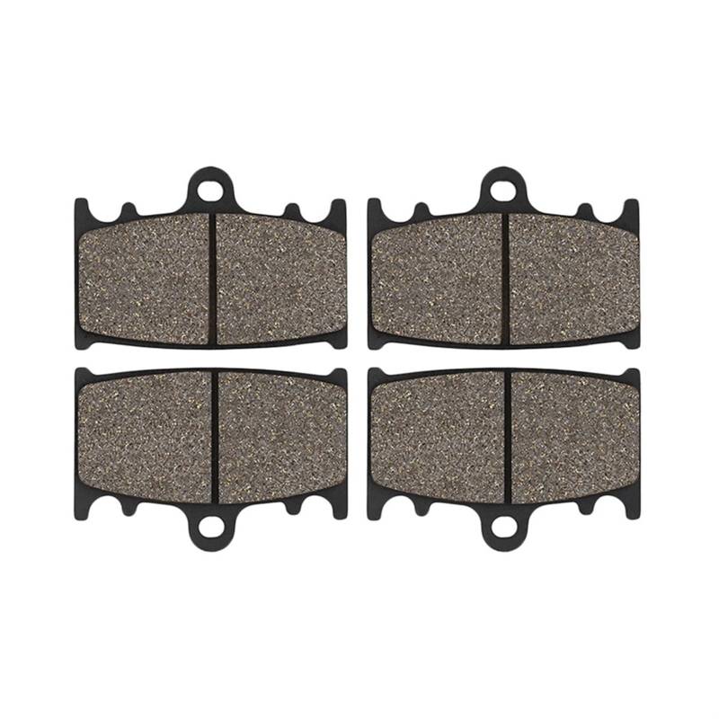 Motorrad Vorne Hinten Bremsbeläge Für Kawasaki Für ZX6R Für ZX 6R ZX600F Für ZX9R Für ZX9R ZX900 Für Ninja 900 1994-1997 ZX600 Für Ninja ZX6 1993-1995 Motorrad Bremsbeläge(2 Pairs Front) von HAMFISTB