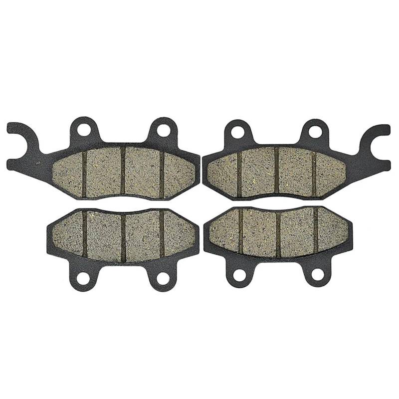 Motorrad Vorne Hinten Bremsbeläge Für YFZ450 Für YFZ 450 Für ATV YFZ450R Für YFZ 450R 06-15 YFM700 Für Raptor YFM 700 YFM 700R 2013-2018 Motorrad Bremsbeläge(2 Pairs Front) von HAMFISTB