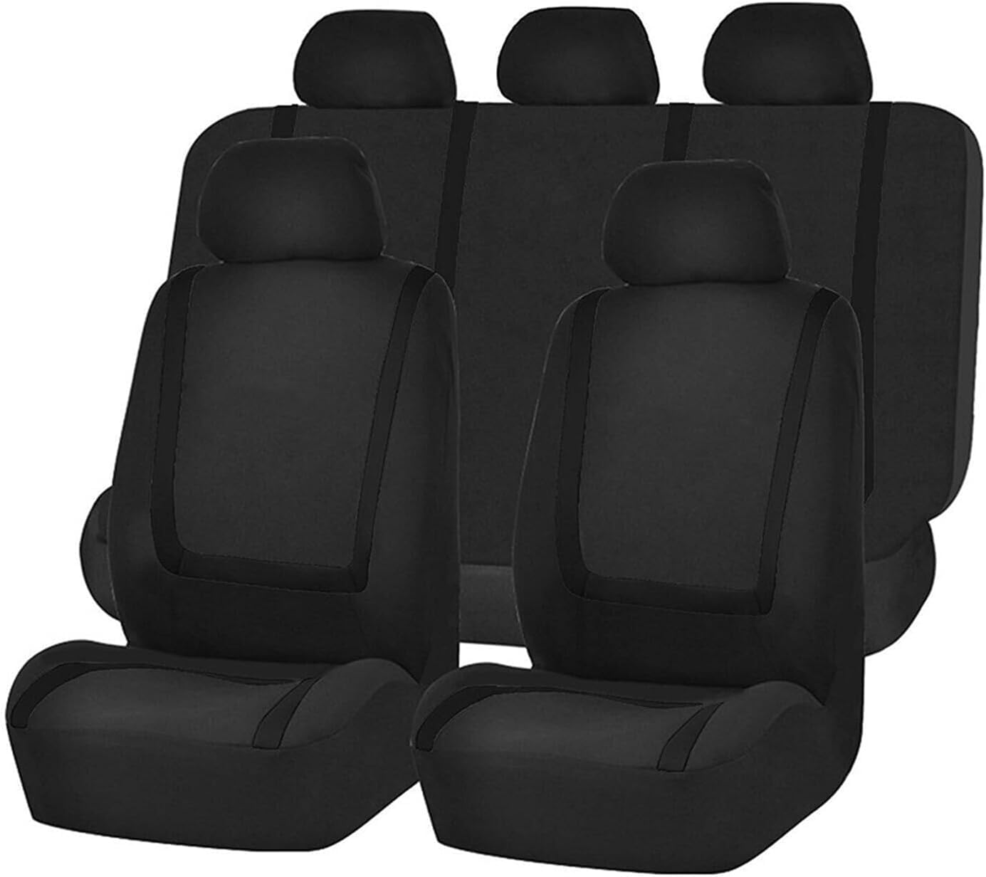 HAMOM Auto Sitzbezüge Sets für Ford Ranger 2012-2013, Allwetter rutschfest Wasserdicht Atmungsaktiv Schonbezug Set Sitzkissenschutz,A-1 von HAMOM