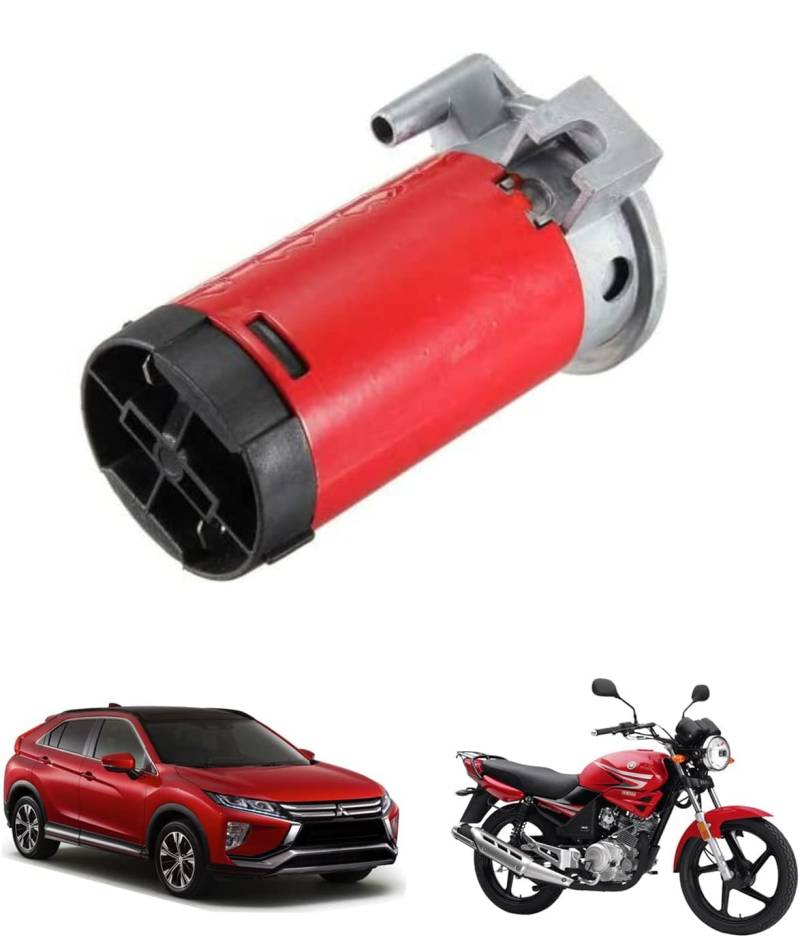Auto Horn Motor HAMON 12V 150DB Luftkompressor Mini Luftpumpen Kit für Air Horn Universal Air Horn Kompressor Kit für Auto Zug LKW Boot Motorrad Horn Kit 0.1Mpa-0.13Mpa (Rot) von HAMON