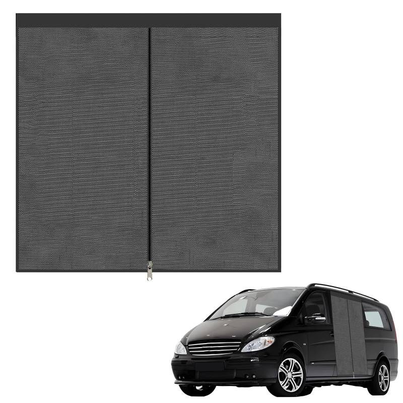 HAMON Auto Seitentür Schiebetür Insektennetz Sonnenschutz Moskitonetze Moskitonetz Ersatz für B-ENZ Viano/vito, Outdoor Camping Auto Anti-Fliege Sonnenschutz Net von HAMON