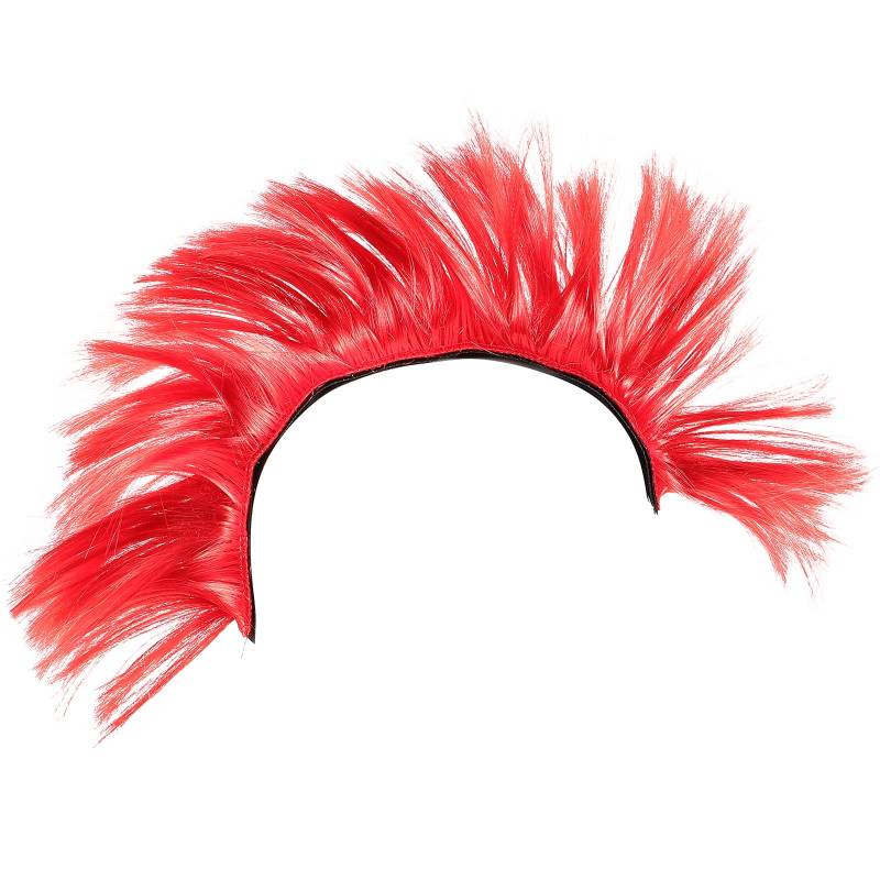 HANABASS Motorradhelmdekoration, Helmhahnenkamm Klebeband, Irokesen-Helm Motorradhelmverzierung, Motorradhelm Perücke, Ornament Helmdekorationen Für Radfahren und Skifahren von HANABASS