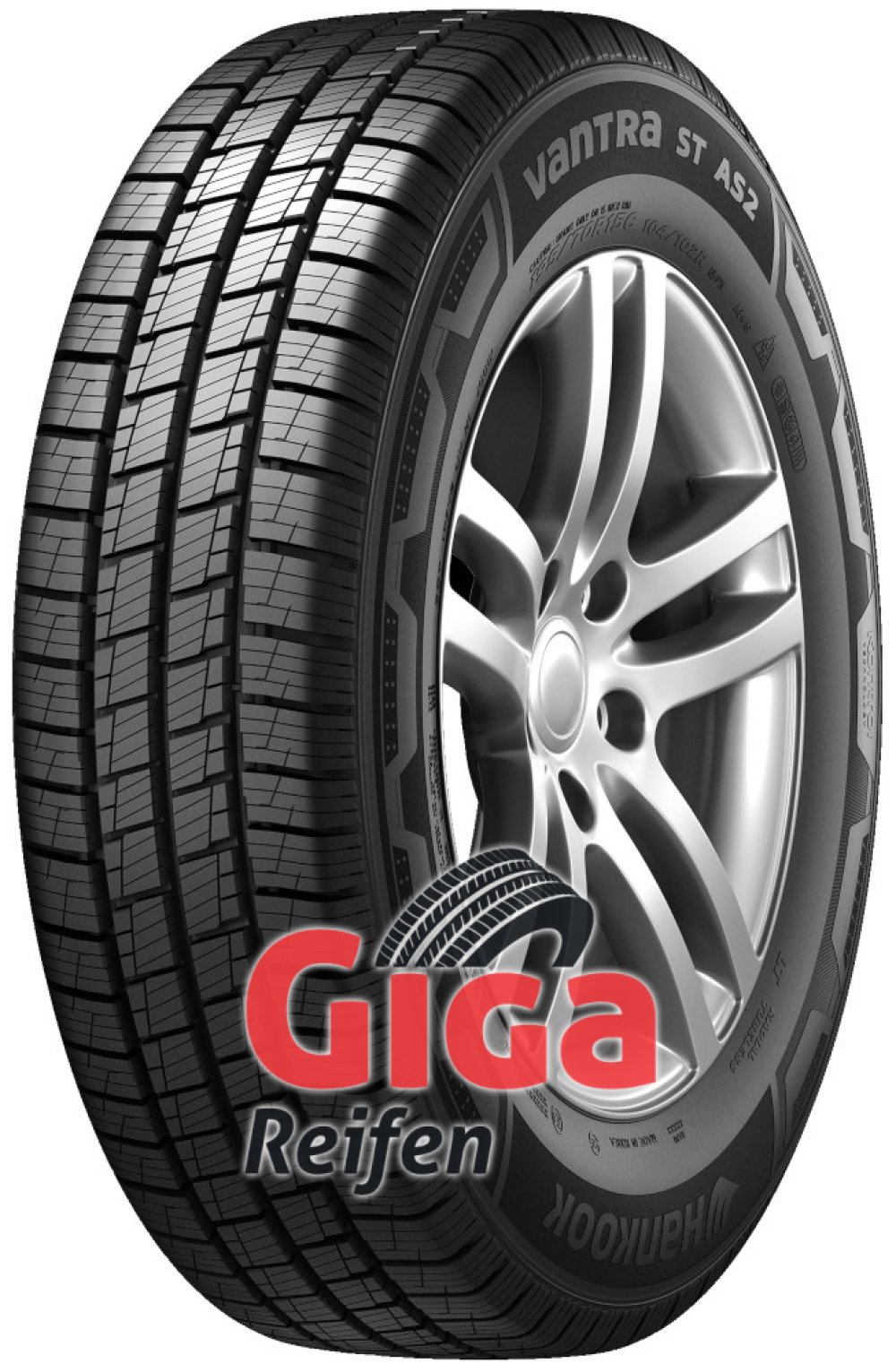 Hankook Vantra ST AS2 RA30 ( 195/65 R16C 104/102T 8PR SBL ) von HANKOOK