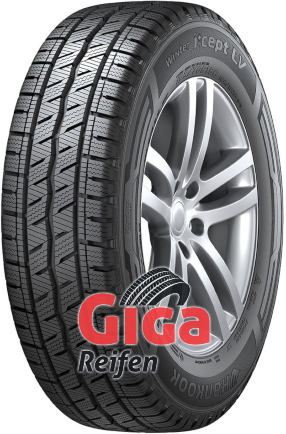 Hankook Winter i*cept LV RW12 ( 165/70 R13C 88/86R 6PR SBL ) von HANKOOK