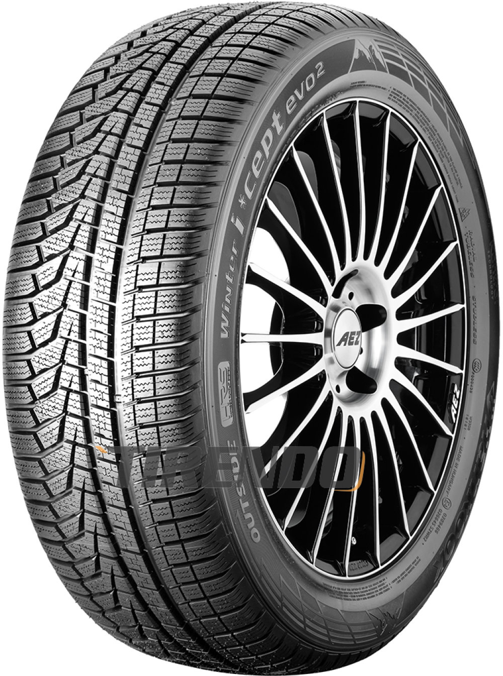 Hankook Winter i*cept evo² (W320B) HRS ( 205/55 R17 91H 4PR, runflat SBL ) von HANKOOK