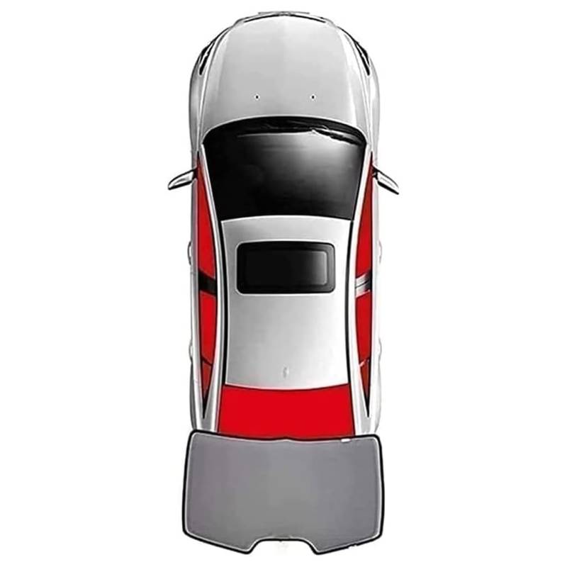 Sonnenschutz Auto für Mercedes Benz C-Class W206 2021-2024, Auto Sonnenblende UV-Schutz Sichtschutz Auto Sonnenblende Zubehör,C-2 pcs Triangular Window von HANROOG