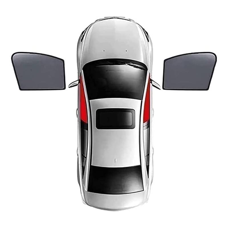 Sonnenschutz Auto für Mercedes-Benz New C-Class W205L 2014-2024, Auto Sonnenblende UV-Schutz Sichtschutz Auto Sonnenblende Zubehör,A-2pcs Front Window von HANROOG