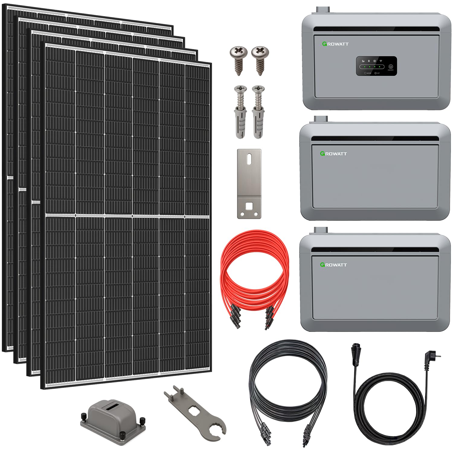 Balkonkraftwerk 1780W mit 6kWh Speicher NEXA 2000 Steckerfertiges, platzsparendes Komplettset mit WIFI Preis inkl. 0% MwSt. gem. § 12 Abs. 3 UStG Balkonkraftwerk 1780W mit 6kWh Speicher NEXA 2000 Steckerfertiges, platzsparendes Komplettset mit WIFI Preis inkl. 0% MwSt. gem. § 12 Abs. 3 UStG von HANTECH