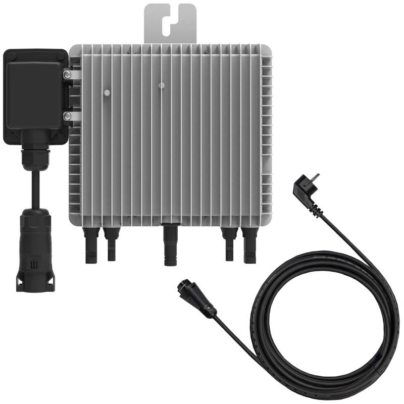 Deye Wechselrichter SUN-M80G4-EU-Q0 800W mit 5m Schuko Anschlusskabel von HANTECH
