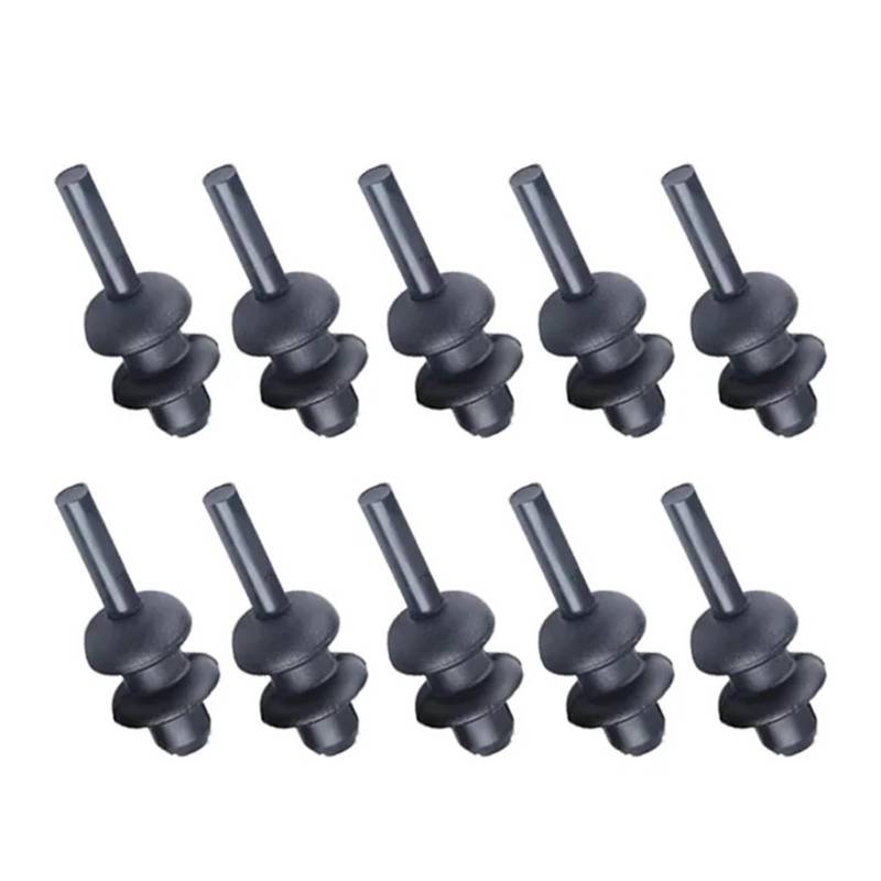 HANZOU 10 STÜCKE Paketablage-Clip Fit for Peugeot, 307 308 306 106 1993-2003 699218 Hinten Boot Stamm Schnur Strap String Montage Haken Halterung Gepäckablage-Clips von HANZOU