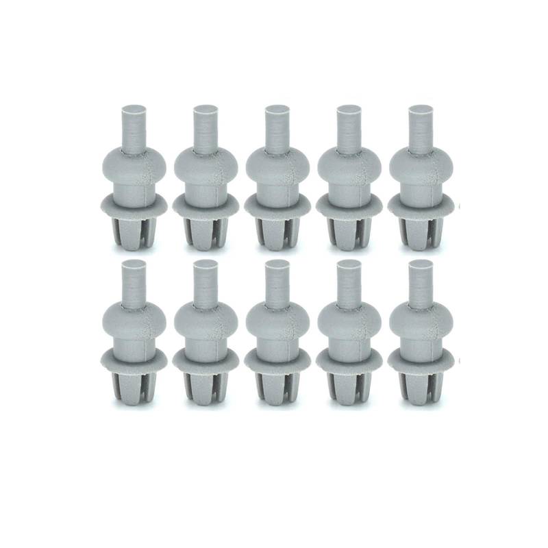 HANZOU 10 Stück Gepäckraumabdeckungs-Clips passend for VW, Jetta A2 Golf 2 3 MK2 MK3 Polo 6N 191867775A 01C Kofferraum-Heckklappen-Kofferraum-Kabelführungshaken Gepäckablage-Clips von HANZOU