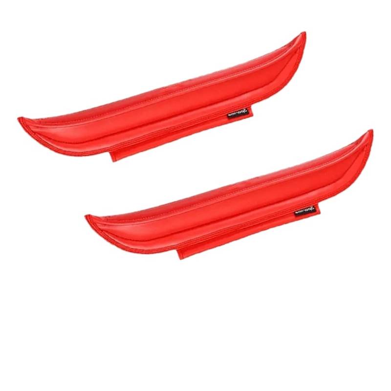 HANZOU 2 STÜCKE Autositz-Lückenfüller, passend for Chevrolet, Spark Cruze Onix Lacetti Orlando Sail Aveo Corsa Sonic Groove Captiva Autozubehör Sitzfugenfüller(F Style Red) von HANZOU