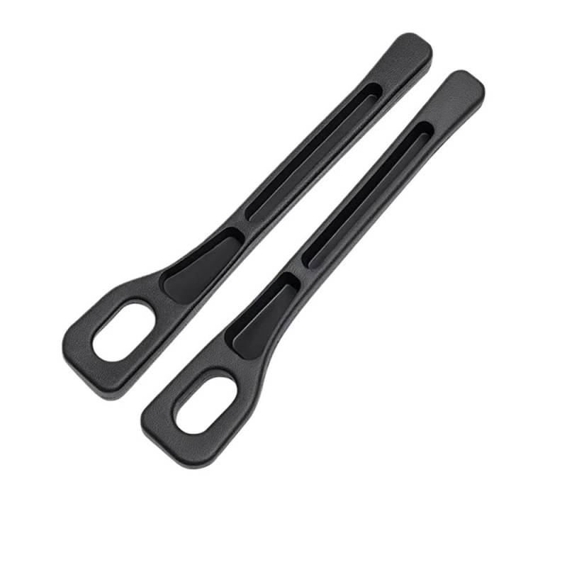 HANZOU 2 STÜCKE Autositz Lückenfüller Box Dekoration, passend for SAAB, 9 3 9 5 95 9-5 42252 9-2X 9-3 9-3X 9-4X 9-7x 93 Innenausstattung Sitzfugenfüller(Black) von HANZOU