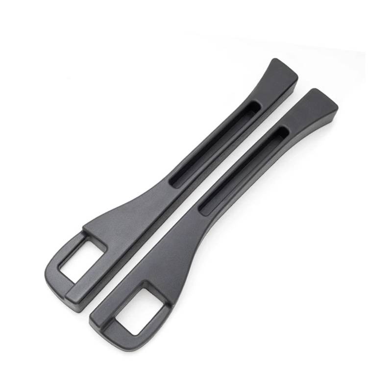 HANZOU 2-teiliger Lückenfüller for Autositze, passend for LAND ROVER, Discovery-Serie, Range Rover-Serie, Radstand Autobiography PHEV Sport-Logo-Zubehör Sitzfugenfüller(Black) von HANZOU