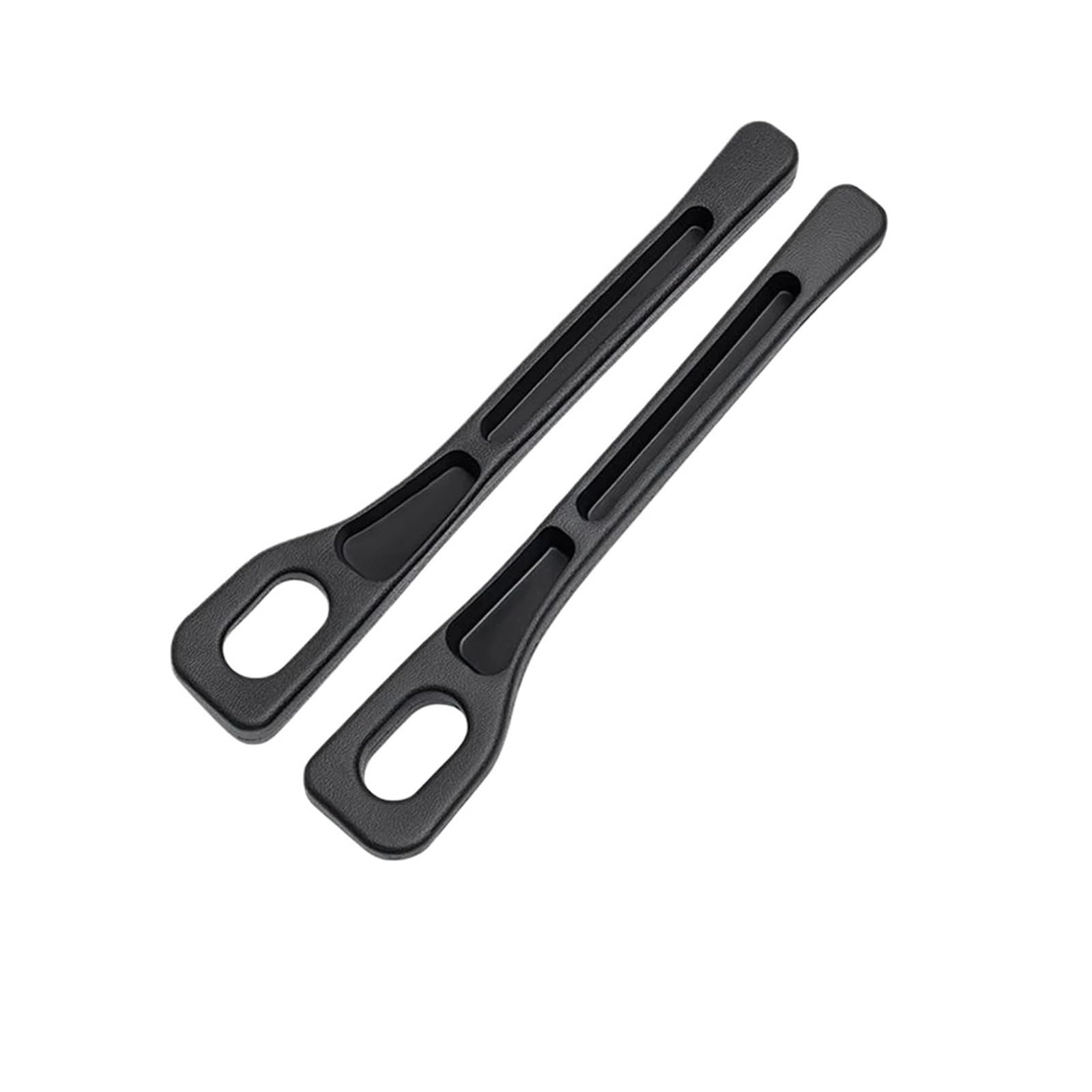 HANZOU 2-teiliges Autositz-Lückenfüller-Dekorationsset, passend for Renault, CLIO Duster Euro Clio Kangoo Express KOLEOS Megane Innenausstattung Sitzfugenfüller(Black) von HANZOU