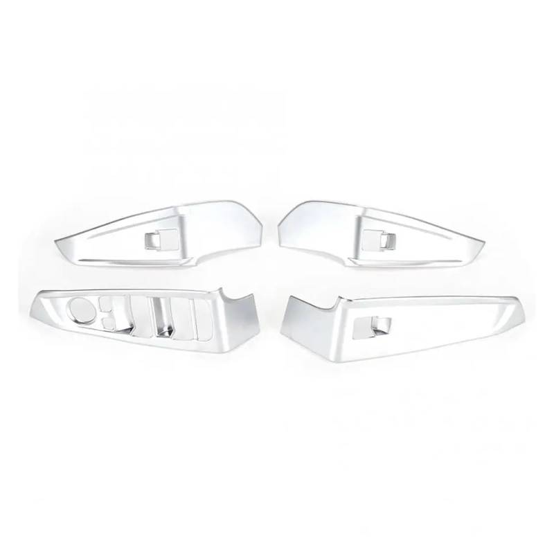 HANZOU 4 stücke Schalter Panel Abdeckung Trim Fit for BMW 3 Serie G20 G28 2020 Set ABS Verchromte Fensterheber Auto zubehör Neue Verkleidung des Fensterschaltergehäuses von HANZOU