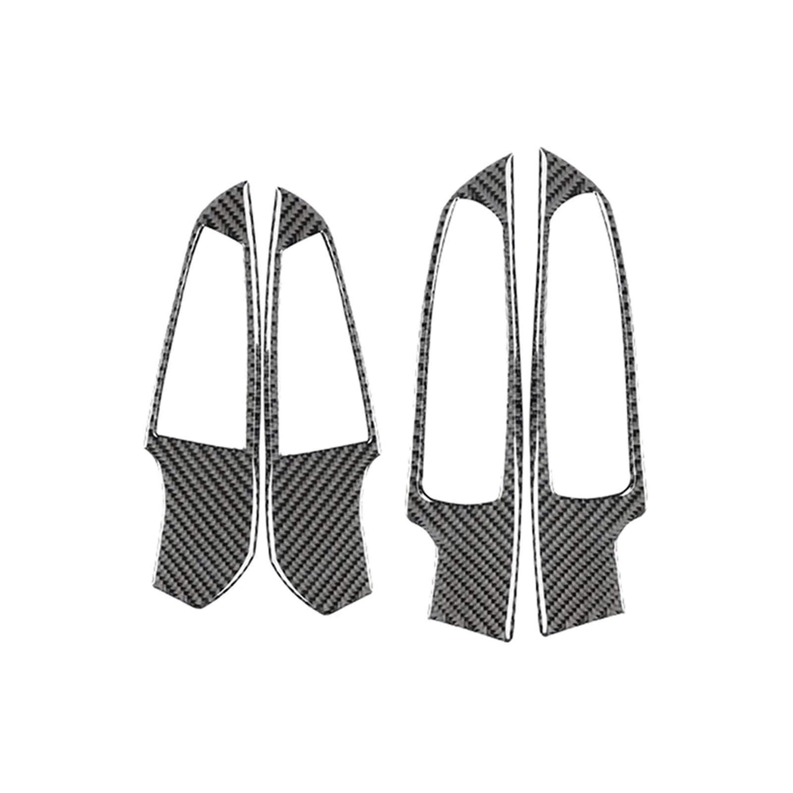 HANZOU 4Pcs Auto Fensterheber Schalter Abdeckung Trim Fit for BMW 3 Serie G20 2020 Carbon Fiber Panel Verkleidung des Fensterschaltergehäuses HANZOU 4Pcs Auto Fensterheber Schalter Abdeckung Trim Fit for BMW 3 Serie G20 2020 Carbon Fiber Panel Verkleidung des Fensterschaltergehäuses von HANZOU