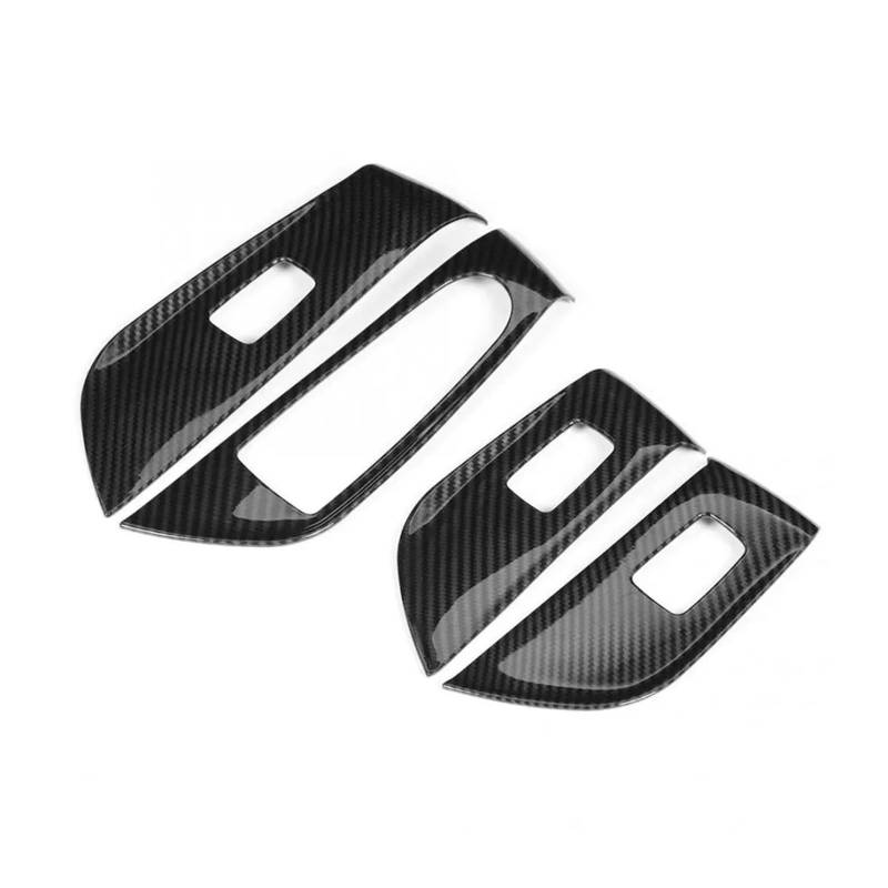 HANZOU 4Pcs Set Auto Fensterheber Schalter Panel Abdeckung Trim Fit for Mercedes Benz E Klasse W213 2016 2017 2018 2019 auto Zubehör Neue Verkleidung des Fensterschaltergehäuses von HANZOU