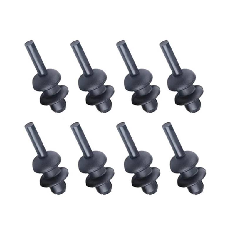 HANZOU 8 STÜCKE Paketablage-Clip Fit for Skoda, Octavia Roomster Fabia 2006-2015 699218 Hinten Boot Stamm Schnur Strap String Montage Haken Halterung Gepäckablage-Clips von HANZOU
