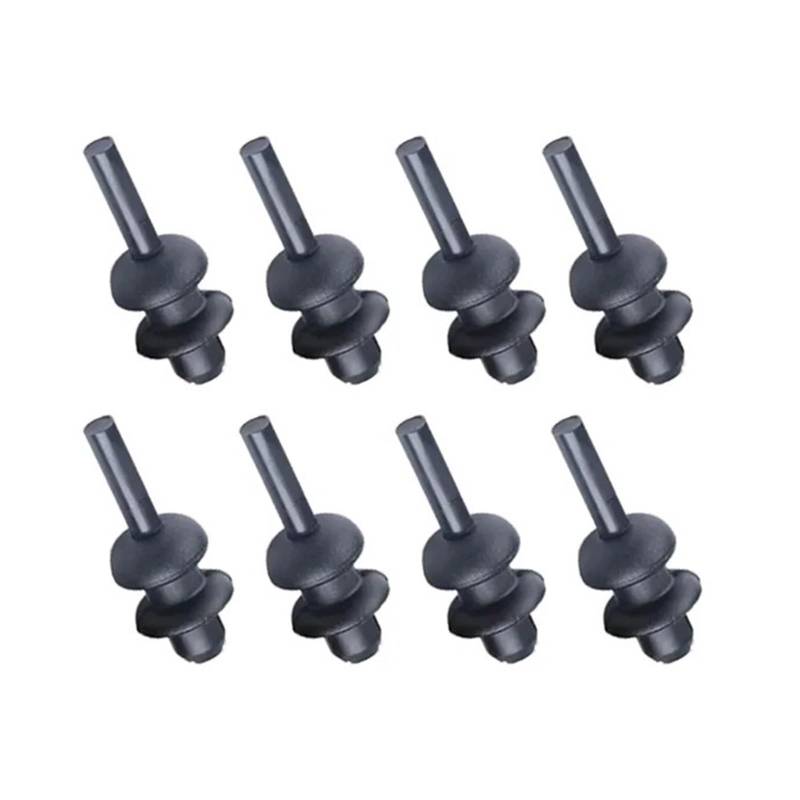 HANZOU 8 STÜCKE Paketregal-Clip Fit for Peugeot, 106 208 I II 306 2012-023 699218 Hinten Boot Stamm Schnur Strap String Montage Haken Halterung Gepäckablage-Clips von HANZOU