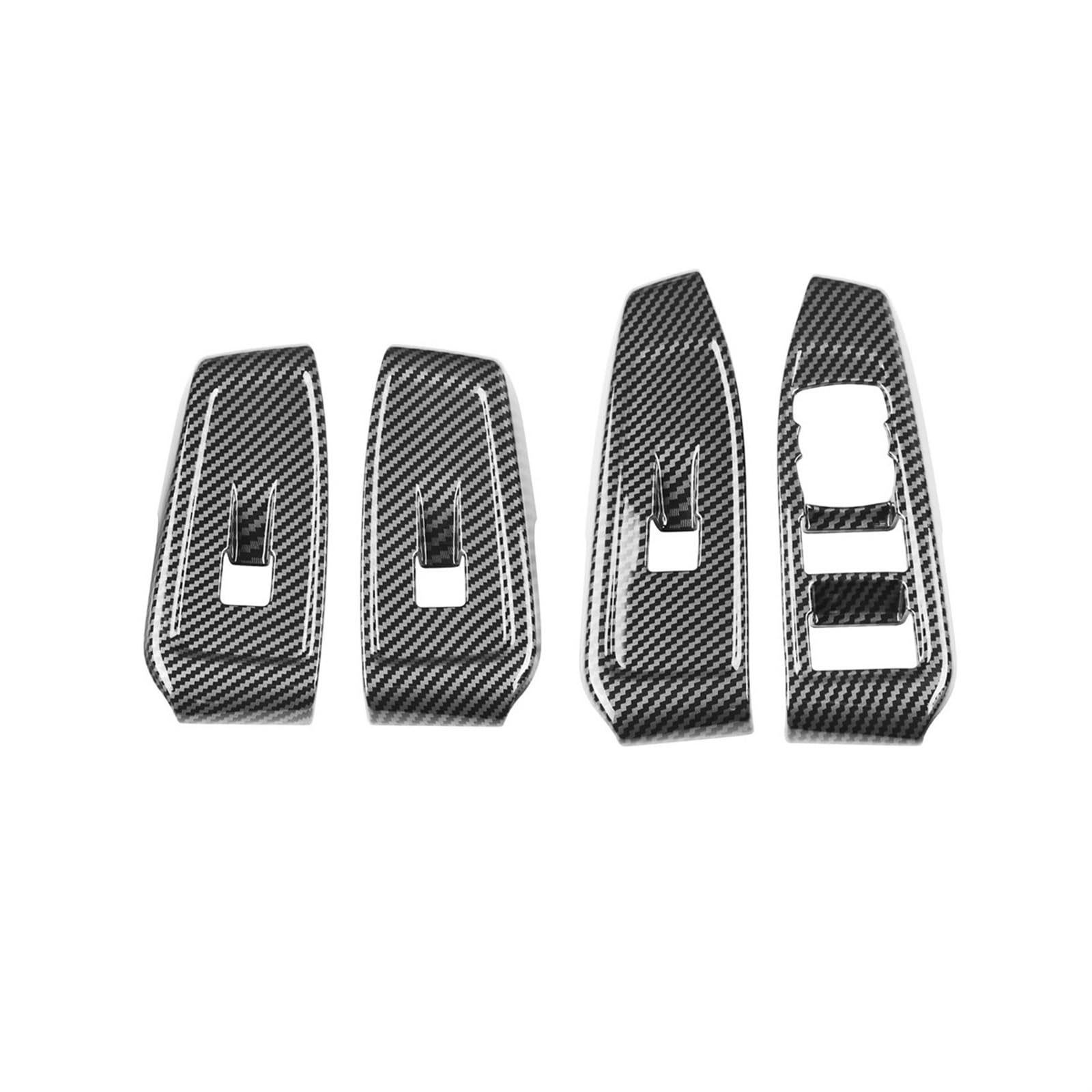 HANZOU Auto Fenster Glas Lift-Taste Schalter Abdeckung Trim Fit for Ford Ranger Everest 2023 Tür Armlehne Panel Carbon Faser Verkleidung des Fensterschaltergehäuses HANZOU Auto Fenster Glas Lift-Taste Schalter Abdeckung Trim Fit for Ford Ranger Everest 2023 Tür Armlehne Panel Carbon Faser Verkleidung des Fensterschaltergehäuses von HANZOU