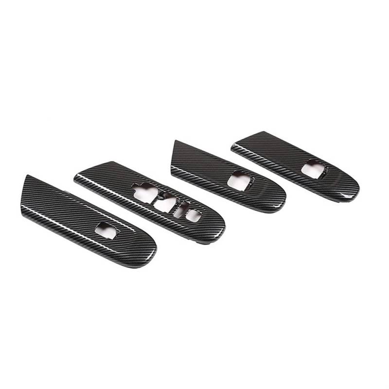 HANZOU Auto-Fensterheber-Panel-Schalterabdeckung, passend for Mercedes-Benz C-Klasse W206 C200 C300 2022 Verkleidung des Fensterschaltergehäuses von HANZOU