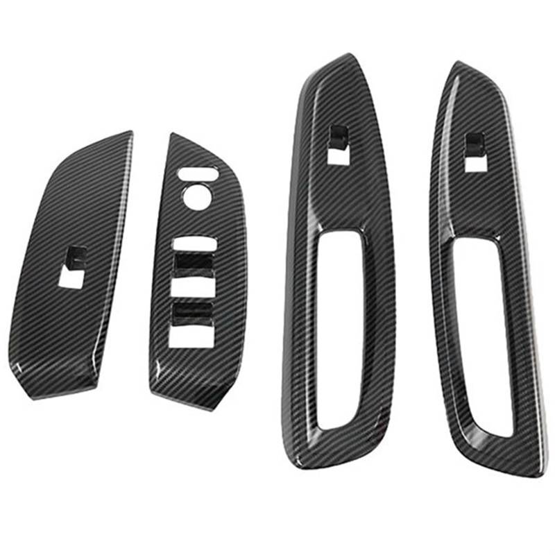 HANZOU Auto Innentür Fenster Lift Armlehne Schalter Panel Abdeckung Trim Rahmen Fit for Jazz 2020 Verkleidung des Fensterschaltergehäuses von HANZOU