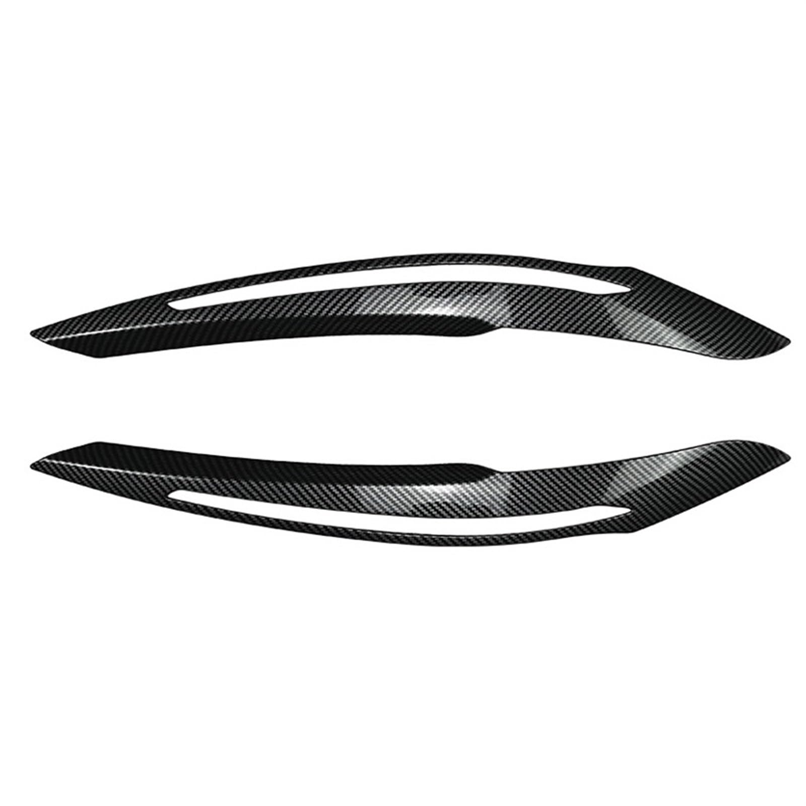 HANZOU Auto-Scheinwerfer, Augenbrauen, Augenlid-Lampe, helle Augenbrauen, passend for BMW F20 F21 1 Serie 116i 118i 120i 125i 2011–2014 Scheinwerfer-Augenbrauen-Aufkleber(Type B Carbon Fiber) von HANZOU