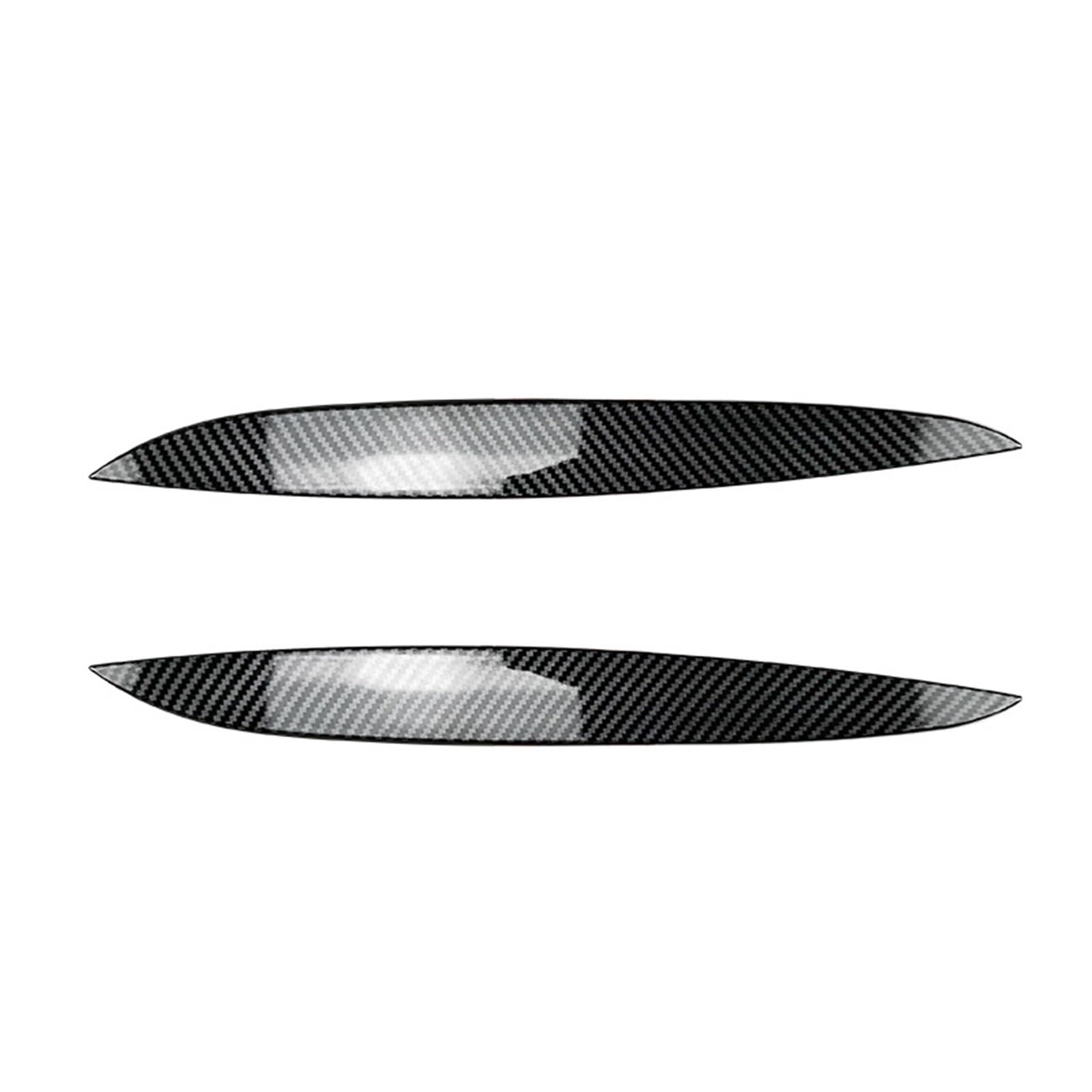 HANZOU Auto Scheinwerfer Augenbrauen Augenlider Dekoration Abdeckung Trim Fit for Volkswagen Fit for VW Golf 4 Mk4 GTI TDI SDI R32 Variante 1997-2006 Scheinwerfer-Augenbrauen-Aufkleber(Carbon Fiber) von HANZOU