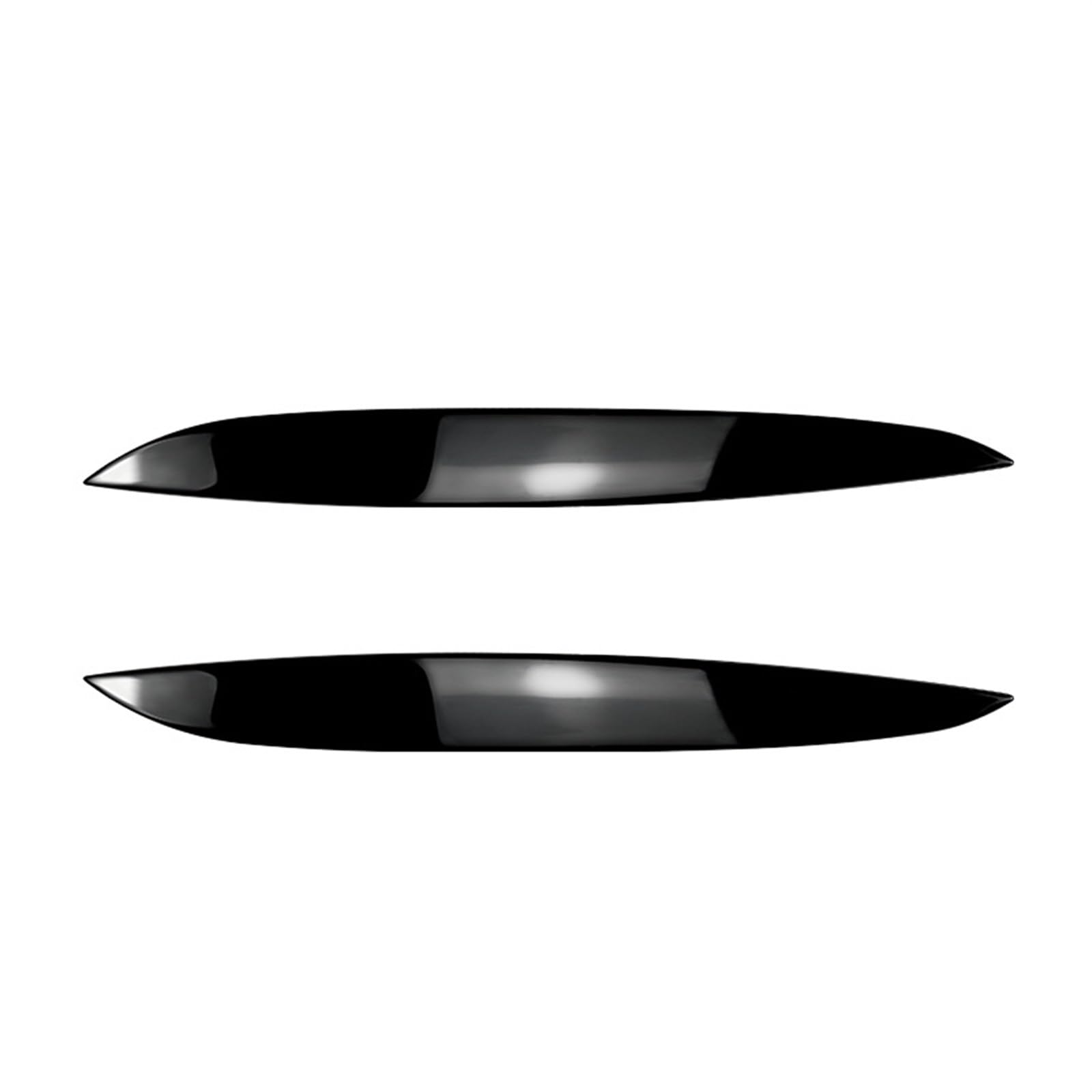 HANZOU Auto Scheinwerfer Augenbrauen Augenlider Dekoration Abdeckung Trim Fit for Volkswagen Fit for VW Golf 4 Mk4 GTI TDI SDI R32 Variante 1997-2006 Scheinwerfer-Augenbrauen-Aufkleber(Gloss Black) von HANZOU